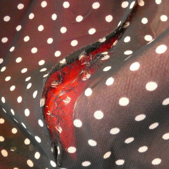 Red Coat Size 8 Lined Buttons & Bows Rare Warm Miss Selfridges Stylish *Flaw - Picture 14 of 16